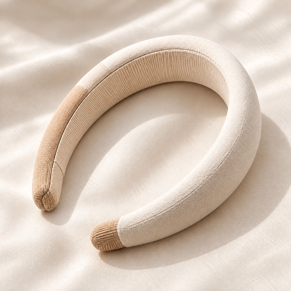Xelqoriv™ Padded Cloud Spa Headband – Non-Slip Soft Aesthetic Hairband for Skincare, Makeup &amp; Daily Wear